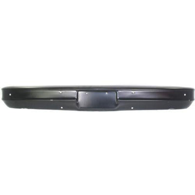 1975-1978 GMC C15 Front Bumper, Black, Without Molding Holes - Classic 2 Current Fabrication