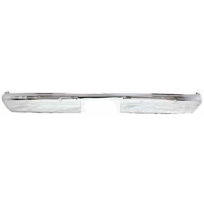 1981-1986 Chevy C10 Suburban Rear Bumper, Chrome, w/o Molding Holes - Classic 2 Current Fabrication