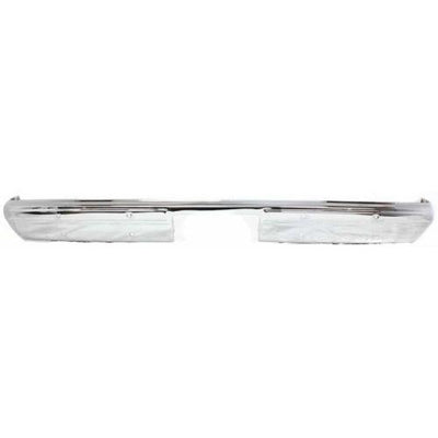 1981-1986 Chevy C20 Suburban Rear Bumper, Chrome, w/o Molding Holes - Classic 2 Current Fabrication