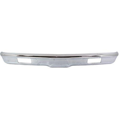 1971-1972 Chevy C30 Pickup Front Bumper, Chrome, With Pads Holes - Classic 2 Current Fabrication