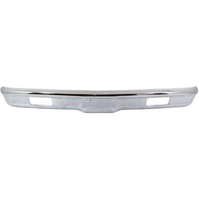 1971-1972 Chevy K10 Pickup Front Bumper, Chrome, With Pads Holes - Classic 2 Current Fabrication