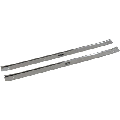 1968-1972 Pontiac Grand Prix Door Sill Plate w/Body By Fisher Emblem Riveted On - Classic 2 Current Fabrication