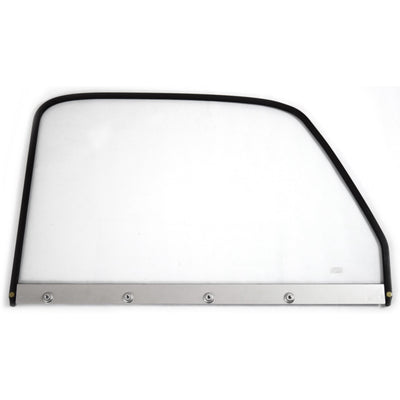 1947-1950 Chevy C10 P/U Door Window Frame (Black) RH W/Clear Glass - Classic 2 Current Fabrication