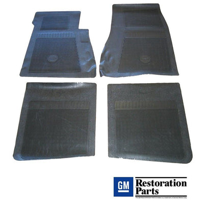 1967-1972 Chevy Impala Rubber Floor Mat, 4 Piece Set, Black - Classic 2 Current Fabrication