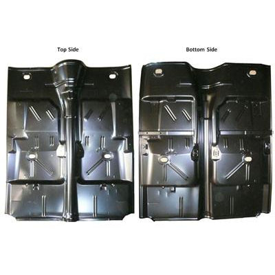 1962-1967 Chevy Nova COMPLETE FLOOR PAN FOR MODELS WITH AUTO TRANS - Classic 2 Current Fabrication