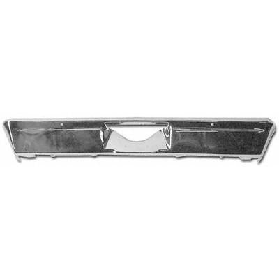 1968-1972 Chevy Nova BUMPER FACE BAR REAR, CHROME - Classic 2 Current Fabrication