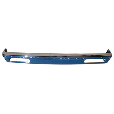 1978-1987 GMC Caballero BUMPER FACE BAR REAR, WITH IMPACT STRIP HOLES - Classic 2 Current Fabrication