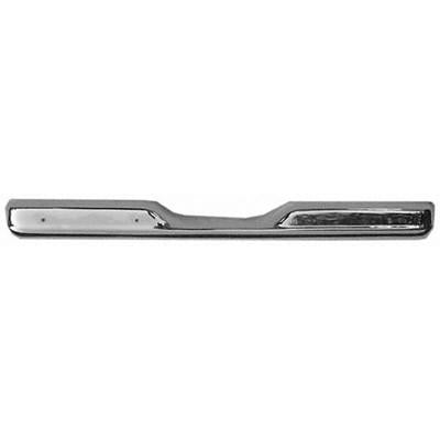 1963-1966 GMC Pickup BUMPER FACE BAR REAR, CHROME, FLEETSIDE/WIDESIDE, w/LICENSE HOLE - Classic 2 Current Fabrication