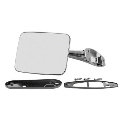1971-1972 Chevy C/K Pickup DRIVER SIDE STANDARD OUTSIDE REARVIEW MIRROR, MOUNTING HARDWARE - Classic 2 Current Fabrication