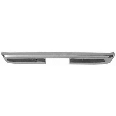 1967-1986 Chevy C/K Pickup BUMPER FACE BAR REAR, CHROME, STEPSIDE/FENDERSIDE, w/o PAD HOLES - Classic 2 Current Fabrication