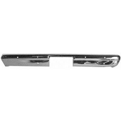 1981-1991 Chevy Suburban CHROME REAR BUMPER FACE BAR w/o HOLE FOR FLEETSIDE - Classic 2 Current Fabrication