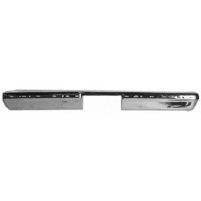 1987-1991 GMC Pickup CHROME REAR BUMPER FACE BAR w/HOLE FOR FLEETSIDE - Classic 2 Current Fabrication