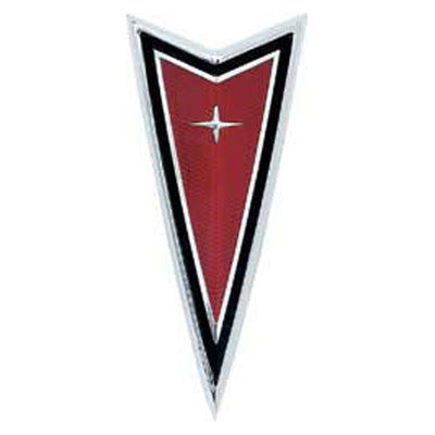 1977-1979 Pontiac LeMans HOOD EMBLEM, RED ARROWHEAD - Classic 2 Current Fabrication