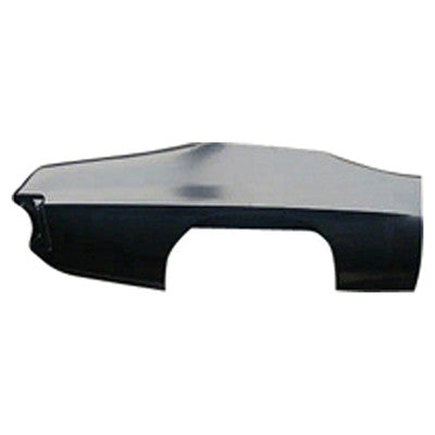 1970-1972 Pontiac GTO QUARTER PANEL SKIN PIECE, RH, 33in X 78in LONG - Classic 2 Current Fabrication