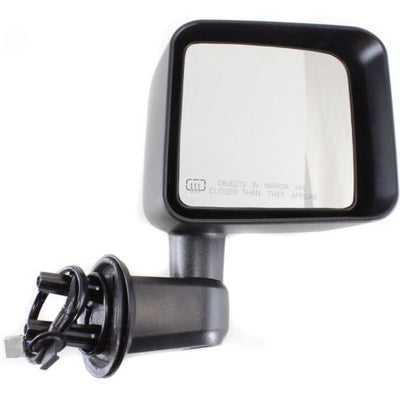 2011-2013 Jeep Wrangler Mirror RH, Power, Heated, Manual Fold, Textured - Classic 2 Current Fabrication