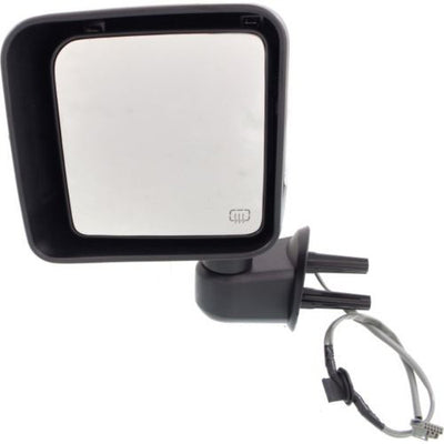 2014 Jeep Wrangler Mirror LH, Power, Heated, Manual Folding, Chrome - Classic 2 Current Fabrication