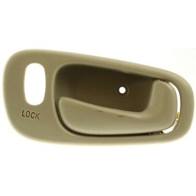 1998-2002 Toyota Corolla Front Door Handle RH, Beige, Power Lock, w/Lock Hole - Classic 2 Current Fabrication