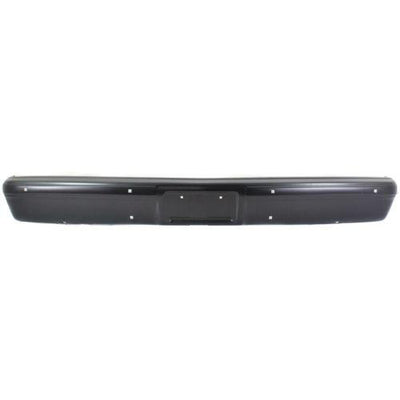 1983-1986 GMC C2500 Front Bumper, Black, Without Impact Strip Holes - Classic 2 Current Fabrication