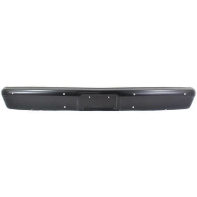 1987 Chevy R30 Front Bumper, Black, Without Impact Strip Holes - Classic 2 Current Fabrication