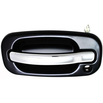 1999-2007 GMC Sierra Front Door Handle LH, Smooth Blk Bzl Lvr, w/Keyhole - Classic 2 Current Fabrication