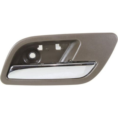 2007-2014 GMC Sierra Rear Door Handle RH, Inside, Brown Bezel Lever - Classic 2 Current Fabrication