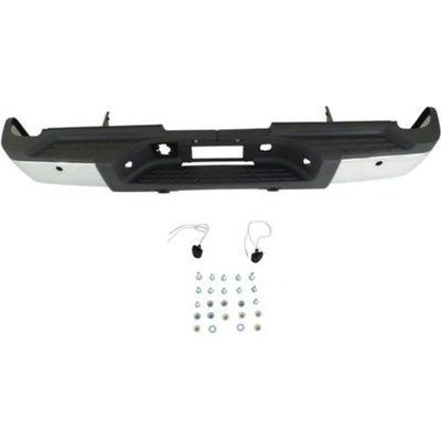 2007-2010 Chevy Silverado Step Bumper, Steel, w/Parking Aid Sensor-CAPA - Classic 2 Current Fabrication