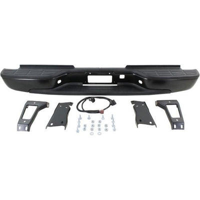 2001-2007 Chevy Silverado Step Bumper, Assy, Black, Steel, Fleetside - Classic 2 Current Fabrication