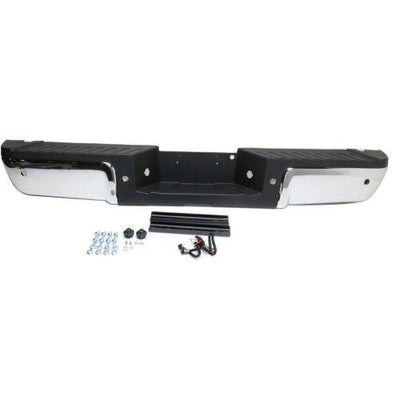 2013-2015 Ford F-450 Super Duty Rear Bumper, Assy, w/Black Pad, Sensors - Classic 2 Current Fabrication