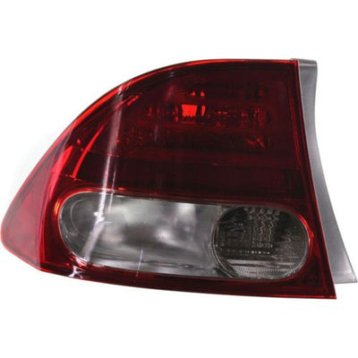2009-2011 Honda Civic Tail Lamp LH, Outer, Lens And Housing, Sedan - Classic 2 Current Fabrication