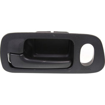 2001-2005 Honda Civic Front Door Handle LH, Black, w/Lock Hole - Classic 2 Current Fabrication