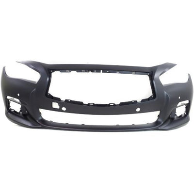 2014-2015 Infiniti Q50 Front Bumper Cover, w/Object Sensors, Exc Sport-CAPA - Classic 2 Current Fabrication