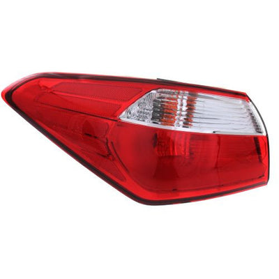 2014-2016 Kia Forte Tail Lamp LH, Outer, Halogen, Standard Type, Sedan - Classic 2 Current Fabrication