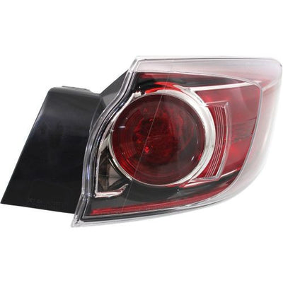 2010-2013 Mazda 3 Tail Lamp RH, Halogen, Standard/bulb Type, Hatchback - Classic 2 Current Fabrication