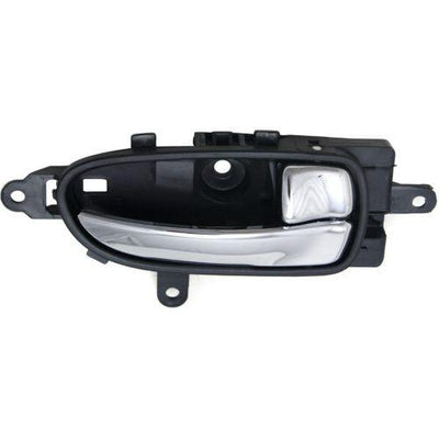 2007-2013 Nissan Altima Front Door Handle RH, Chrome Lever/Black Bezel - Classic 2 Current Fabrication