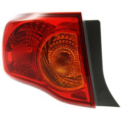 2009-2010 Toyota Corolla Tail Lamp LH, Outer, Assembly, Canada Built - Classic 2 Current Fabrication