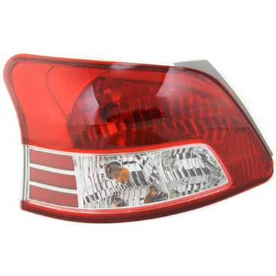 2007-2012 Toyota Yaris Tail Lamp LH, Assembly, Base, W/o Sport, Sedan - Classic 2 Current Fabrication