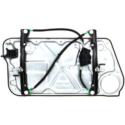 1998-2010 Volkswagen Beetle Front Window Regulator RH, Power, w/o Motor, W/Panel - Classic 2 Current Fabrication