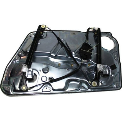 1998-2005 Volkswagen Passat Front Window Regulator LH, Power, w/o Motor, W/Panel - Classic 2 Current Fabrication