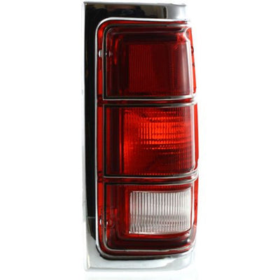 1981-1987 Dodge Full Size Pickup Tail Lamp RH, Lens/Housing, w/Chrome Trim - Classic 2 Current Fabrication