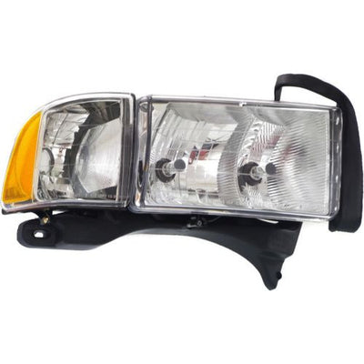 1999-2001 Dodge Pickup Head Light RH, Assembly, Halogen, w/Corner Light - Classic 2 Current Fabrication