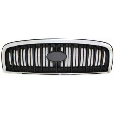 2002-2005 Hyundai Sonata Grille, Chrome Shell/Black - Classic 2 Current Fabrication