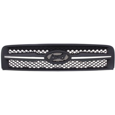 2005-2008 Hyundai Tucson Grille, Chrome Shell/Painted Black Insert - Classic 2 Current Fabrication