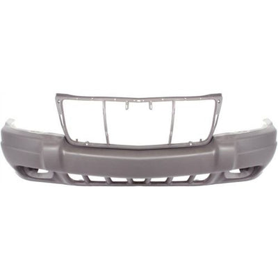 1999-2003 Jeep Grand Cherokee Front Bumper Cover, Textured, w/ Fog Lamp - Classic 2 Current Fabrication