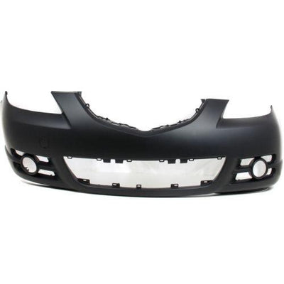 2004-2006 Mazda 3 Front Bumper Cover, Primed, Sport Type, Sedan - Capa - Classic 2 Current Fabrication