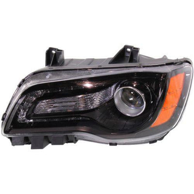 2012-2014 Chrysler 300 Head Light LH, Assembly, Halogen, Bezel, Sedan - Classic 2 Current Fabrication