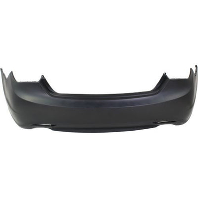 2011-2013 Hyundai Sonata Rear Bumper Cover, Primed, w/Dual Exhaust-Capa - Classic 2 Current Fabrication