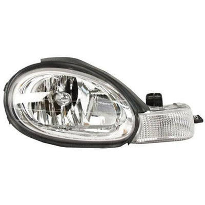 2000-2001 Plymouth Neon Headlamp RH W/ Chrome Inner Bezel Neon 00-02 - Classic 2 Current Fabrication