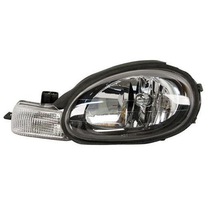 2000-2001 Plymouth Neon Headlamp LH W/ Black Inner Bezel Neon 00-02 - Classic 2 Current Fabrication