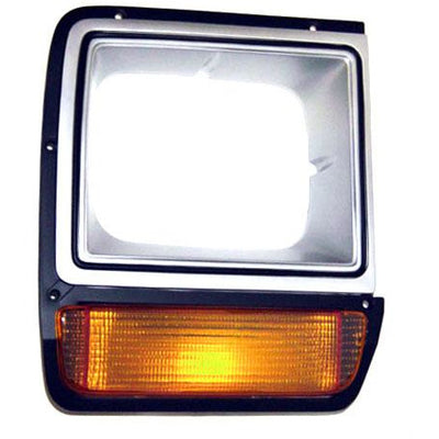 RH Headlamp Door Argent/Black w/Single Rectangular Headlamp 86-90 - Classic 2 Current Fabrication