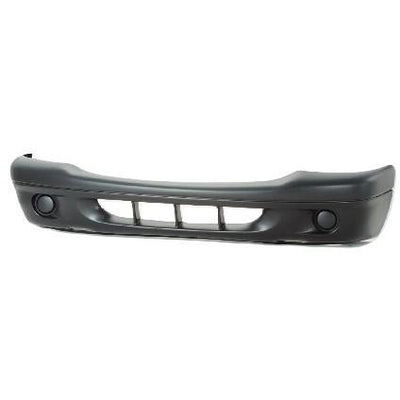 2001-2004 Dodge Dakota Front Bumper Cover W/O Fog Lamp Holes All Smooth (P) Smooth Dakota 0 1-04, Durango 01-03 - Classic 2 Current Fabrication